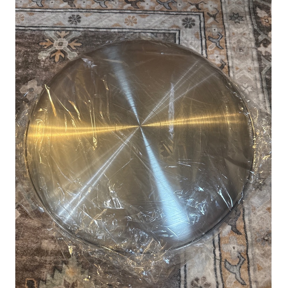 2 Pack of YeKuking Stainless Steel Universal Pizza Pan 16" Inch Round Flat